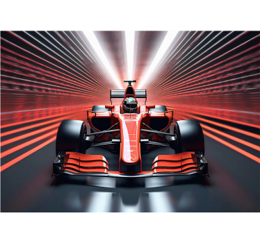 Formula 1 Red Car Teenager wall decor - TenStickers