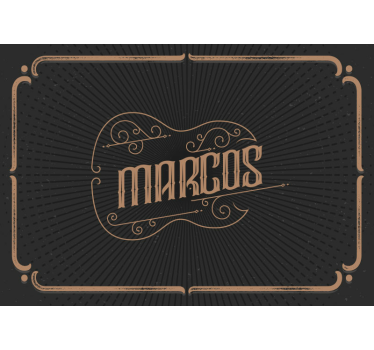 Personalised elegant design teenage wall mural - TenStickers