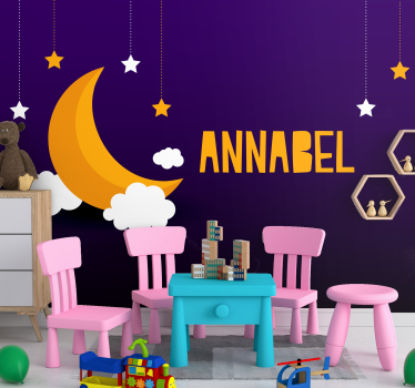 Celestial Bodies and Constellations kids wall mural - TenStickers