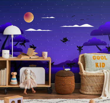 Children´s Wall Murals Magical Forest - TenStickers