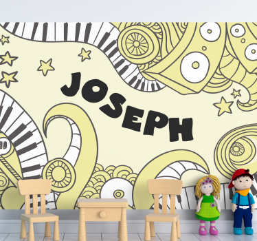 Customizable graffiti music painting murals - TenStickers