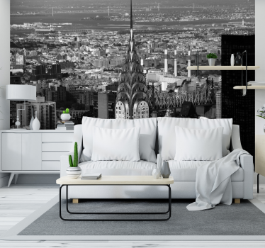 Empire State building New York wall mural - TenStickers