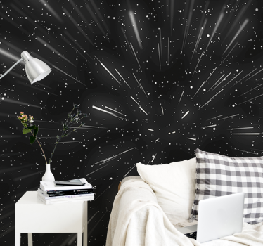 Hyperspace  space mural wallpaper - TenStickers