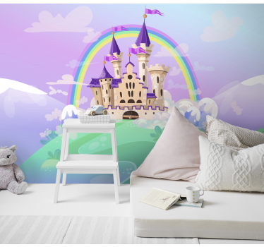 Kids Murals The Princess Castle - TenStickers