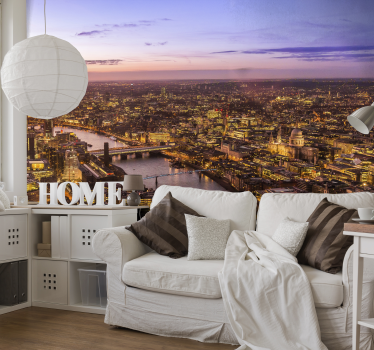 London Skyline Wall Mural - TenStickers