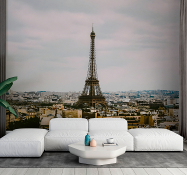 Paris wall mural eiffel tower scenic view - TenStickers