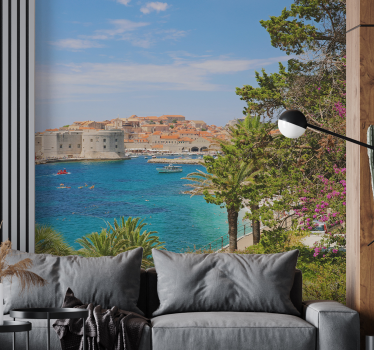 View on Split, Croatia mural wallpaper - TenStickers