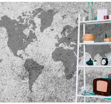 World map mural artistic globe map - TenStickers
