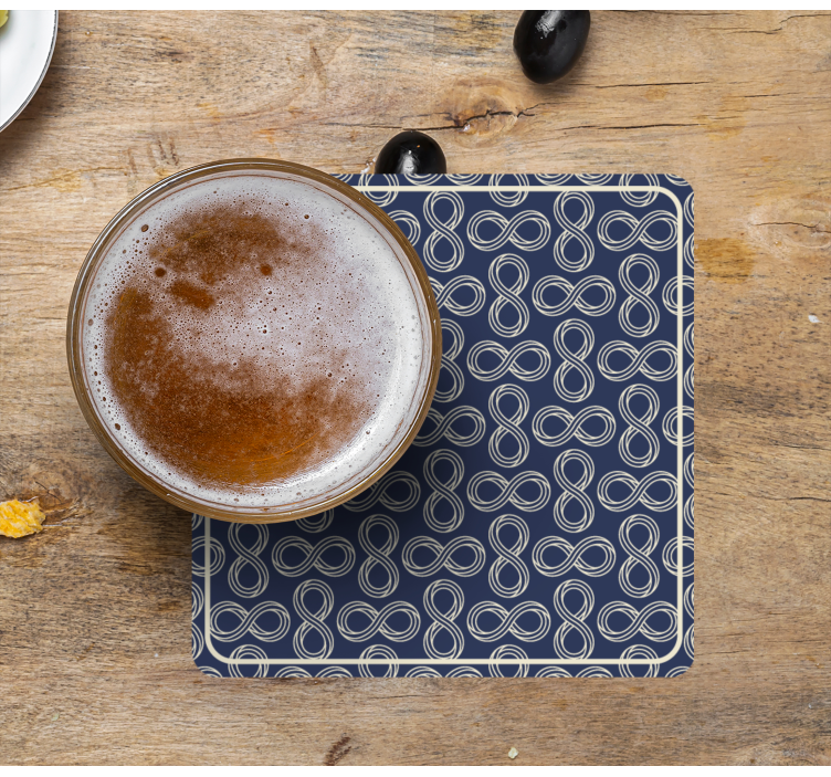 Infinity Symbol modern coaster - TenStickers