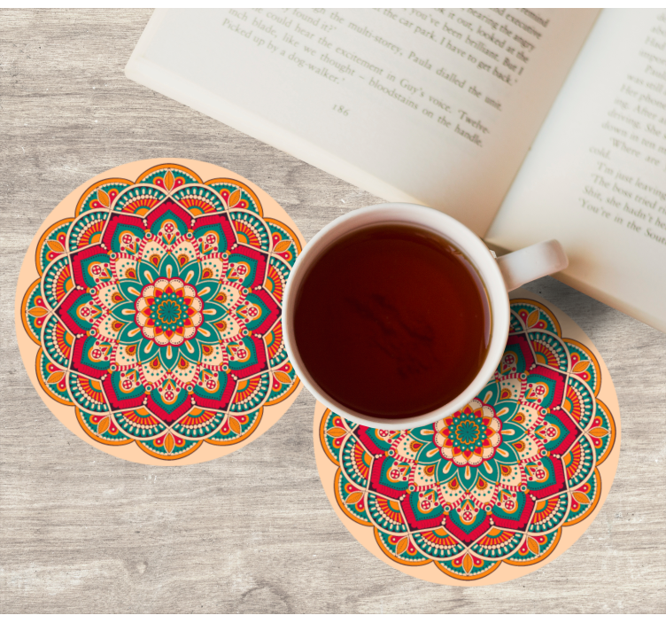 Mandala designs  more coasters - TenStickers