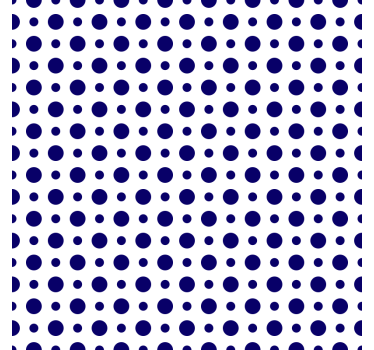 Coasters bold polka dot design - TenStickers