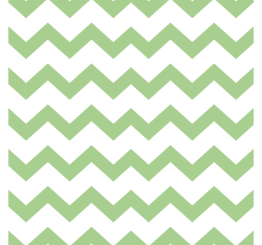 Chevron pattern in green coasters - TenStickers