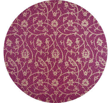 Floral motif surface coasters - TenStickers