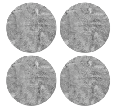 Marble gray style texture effect coaster - TenStickers