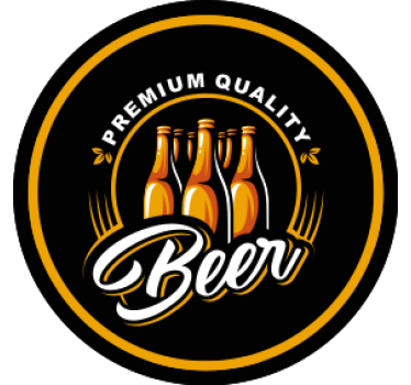 Premium quality beer beer coasters - TenStickers