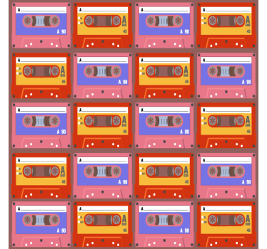 Vintage coasters retro cassette tapes - TenStickers