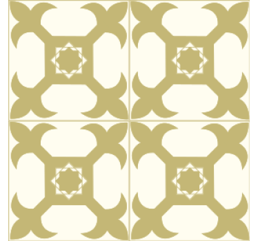 Symmetrical pattern coasters - TenStickers