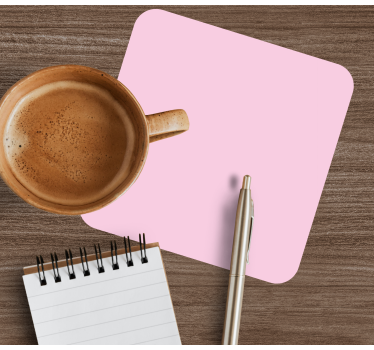 Coasters pink square surface - TenStickers