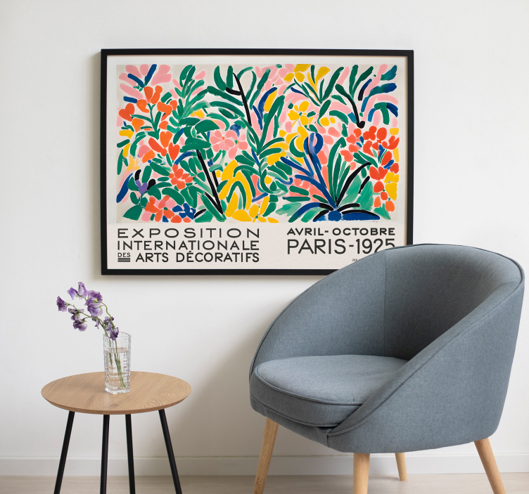 Naturalist art exhibition wall poster - TenStickers