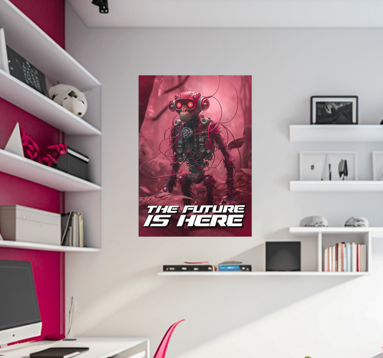 Robot monkey poster for wall - TenStickers