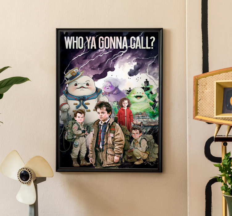 Who You Gonna Call Poster - TenStickers