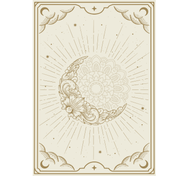 Moon Mandala poster for wall - TenStickers
