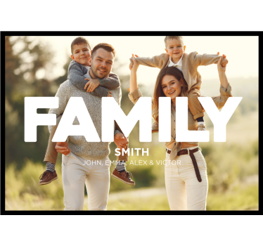 Family Picture living room poster - TenStickers