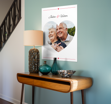 Personalised grandparents love poster - TenStickers