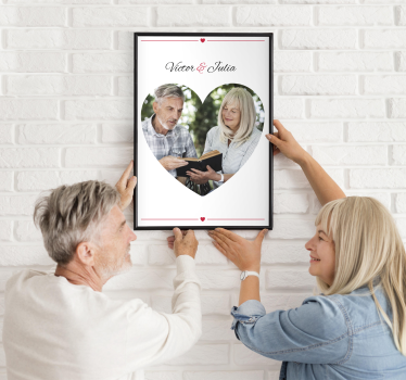 Personalised grandparents love poster - TenStickers