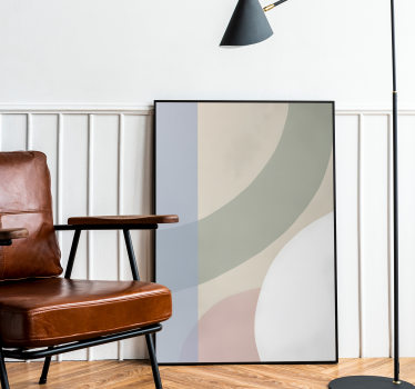 Soft Colours Palette Abstract Wall Decor - TenStickers