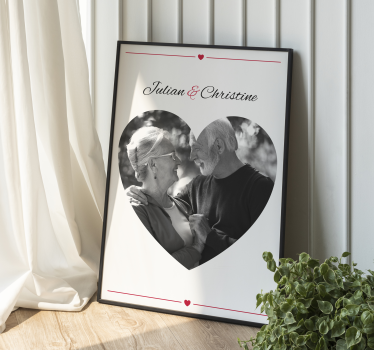 Personalised grandparents love poster - TenStickers