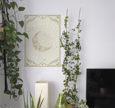 Moon Mandala poster for wall - TenStickers