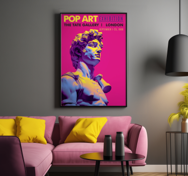 Colourful Pop Art Poster For Living Room - TenStickers