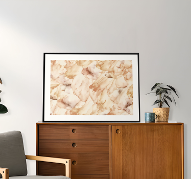Abstract Watercolour Pattern Wall Decor Poster - TenStickers