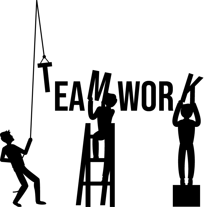 Teamwork office poster - TenStickers