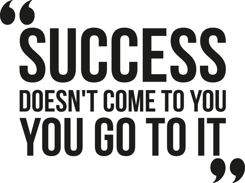 Office poster for successful great design - TenStickers