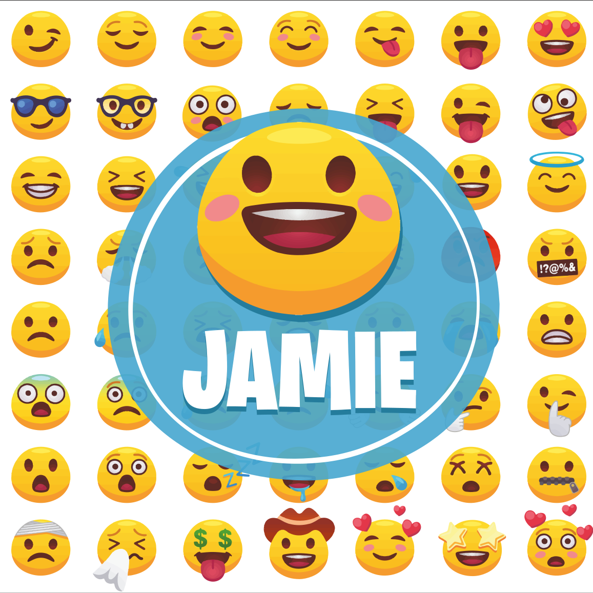 Poster for teenager with personalized emojis - TenStickers
