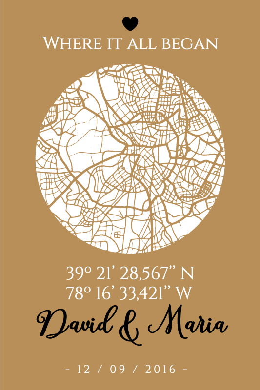 Living room poster the journey begins - TenStickers