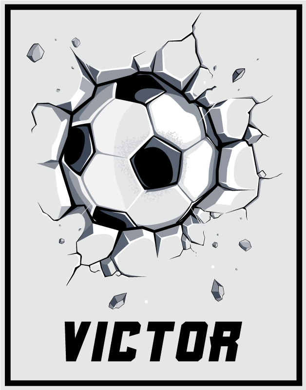 Nursery poster for breaking ball design - TenStickers