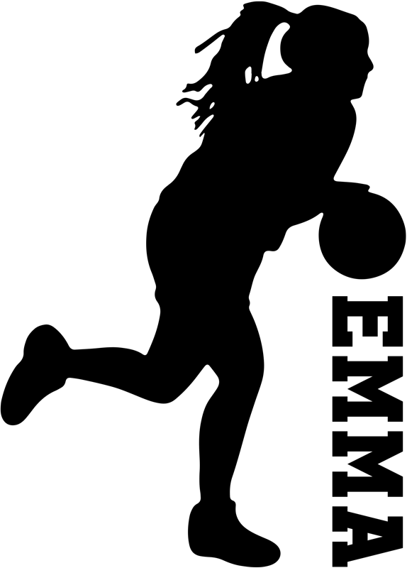 Basketball poster featuring player name - TenStickers