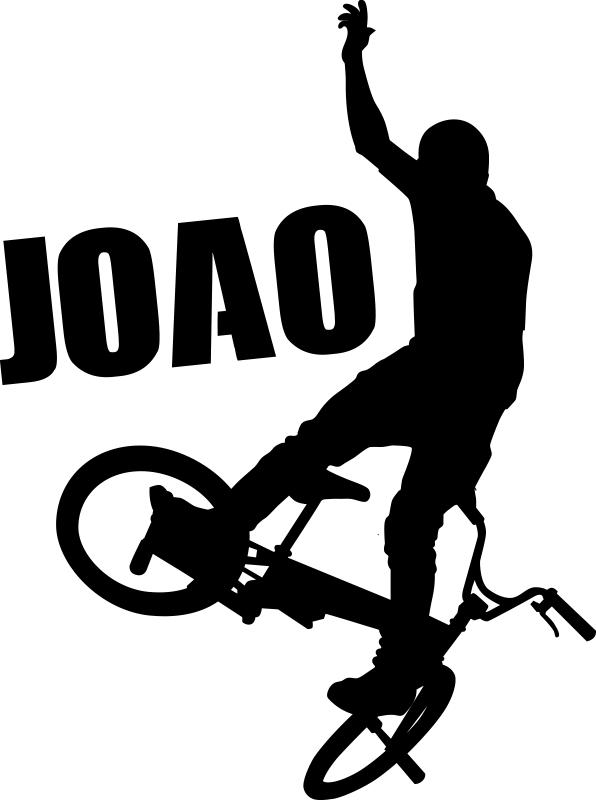 Cycling poster featuring bxm with name - TenStickers