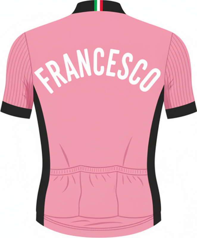 Cycling poster pink jersey - TenStickers