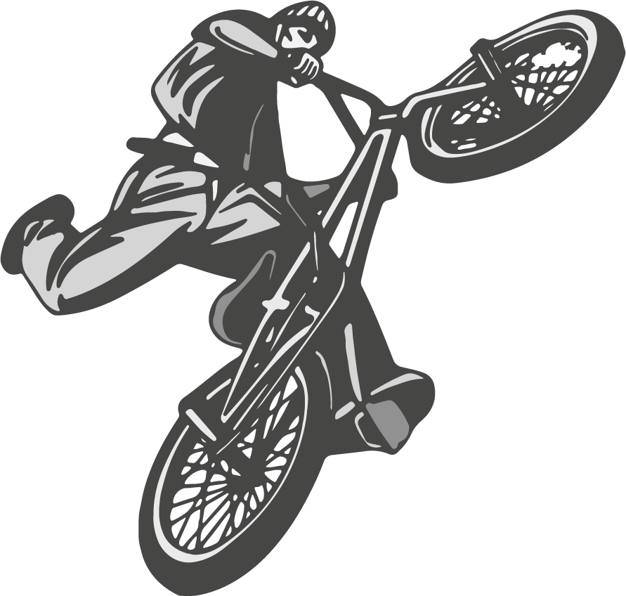 Cycling poster for youth bmx room décor - TenStickers