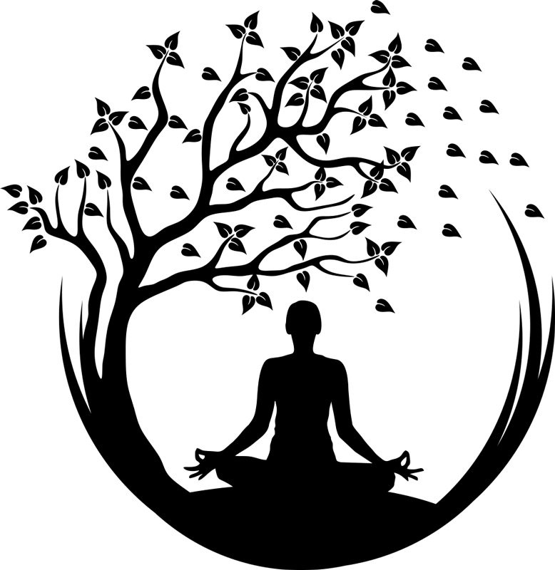 Tree poster yoga tree poster - TenStickers