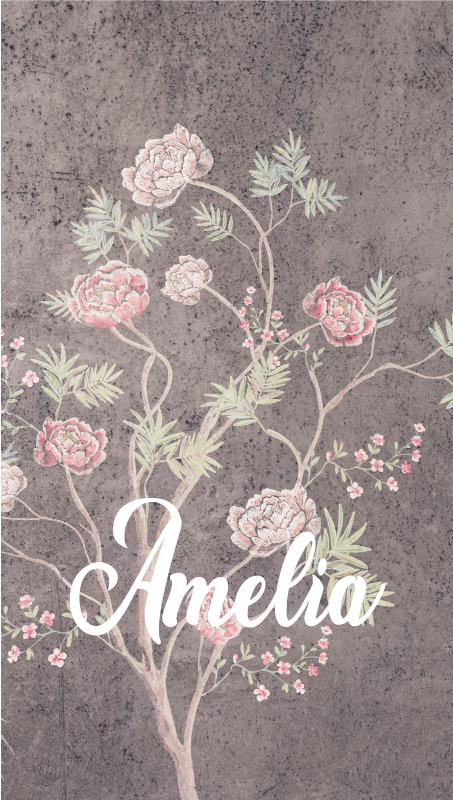 Vintage poster vintage style rose tree artwork - TenStickers