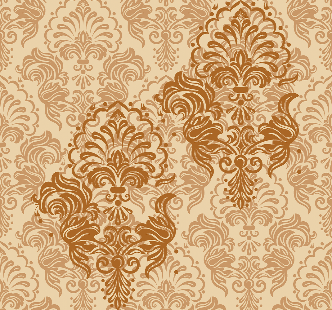 Vintage poster in an old warm faded pattern - TenStickers