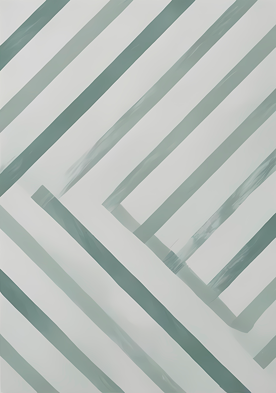 Abstract poster with diagonal stripes design - TenStickers