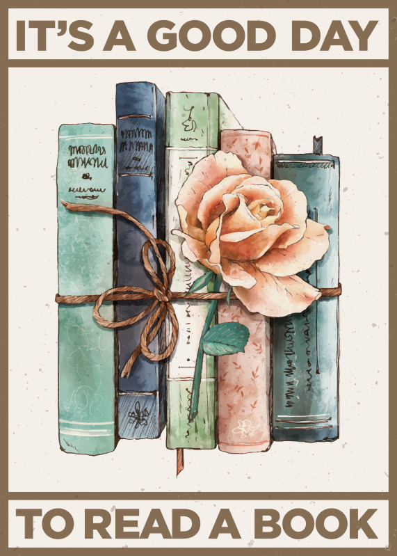 Quote poster inspired by books - TenStickers