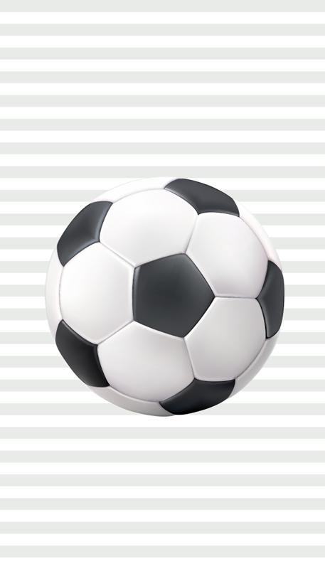Football poster black and white ball - TenStickers