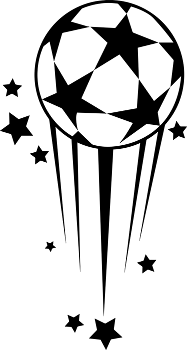 Football poster decorative vinyl football stars - TenStickers